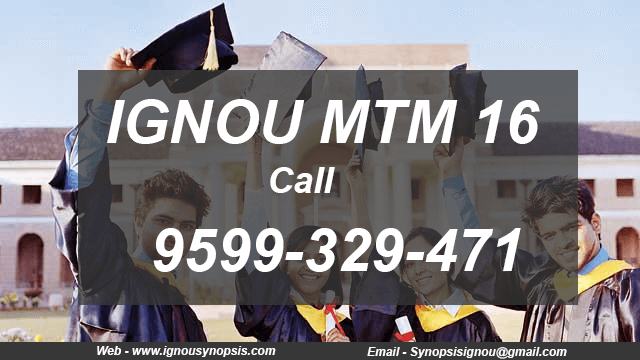 ignou mttm project synopsis