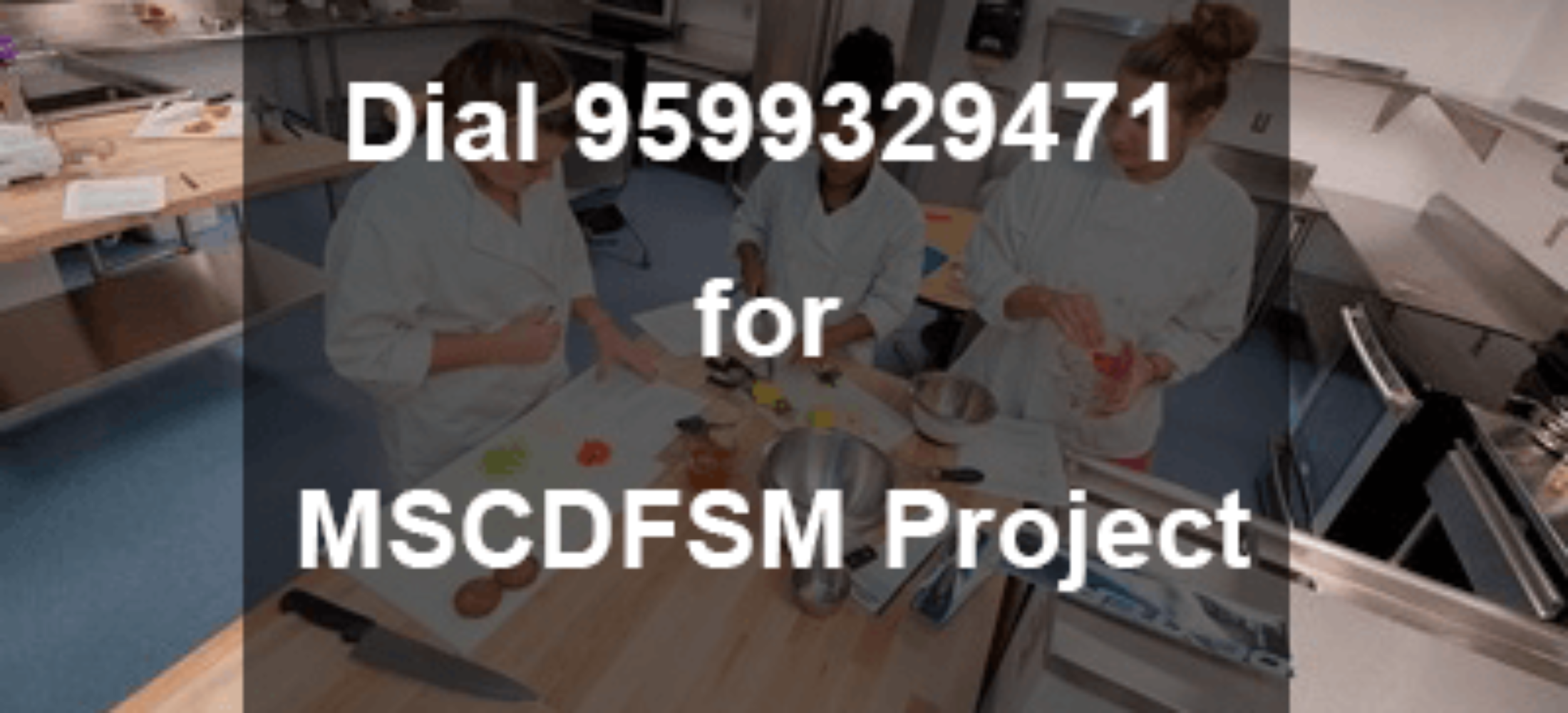 IGNOU MSC DFSM Project - MSC Dietetics Food Service Management Synopsis