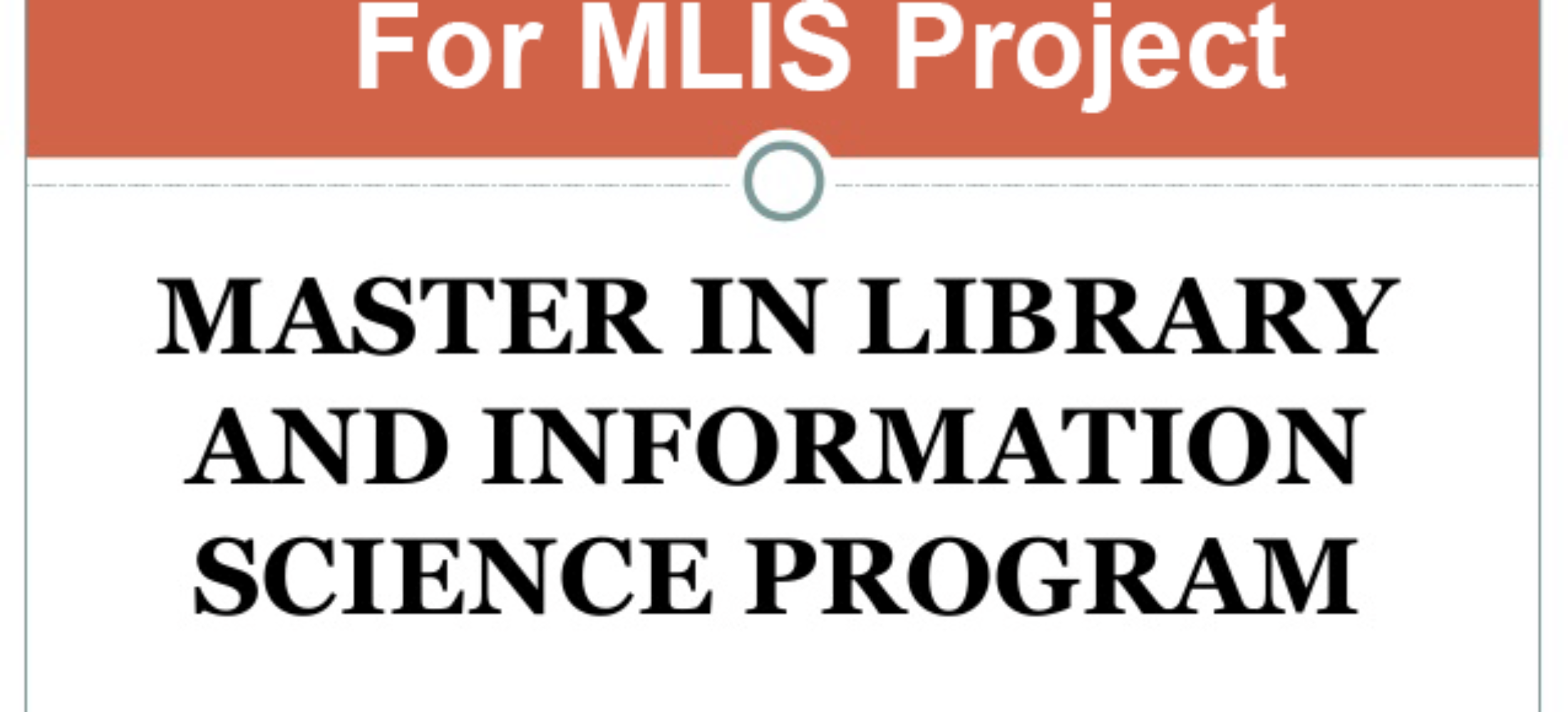 Ignou MLIS Project Synopsis - Dissertation Topics format Guide Download