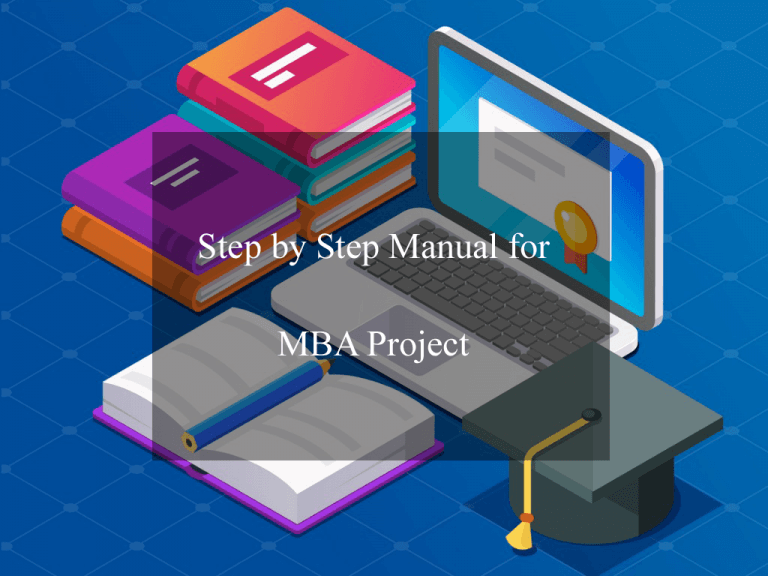 Manual for MBA Project