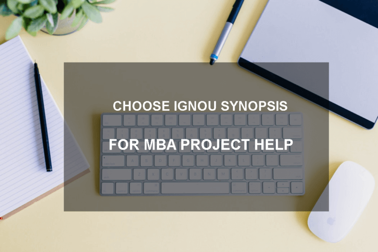Ignou MBA Project Help