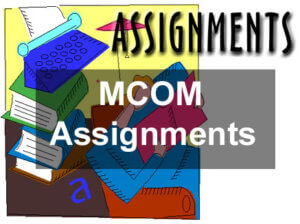 Ignou MCOM Solved Assignment 2020 21