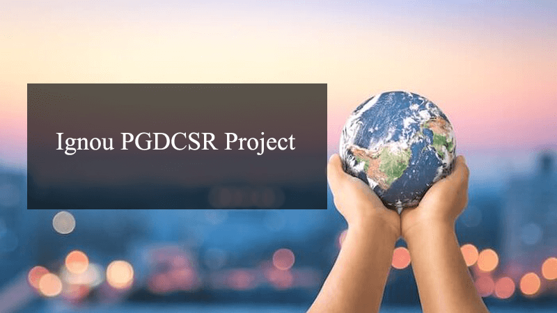 Ignou PGDCSR Project