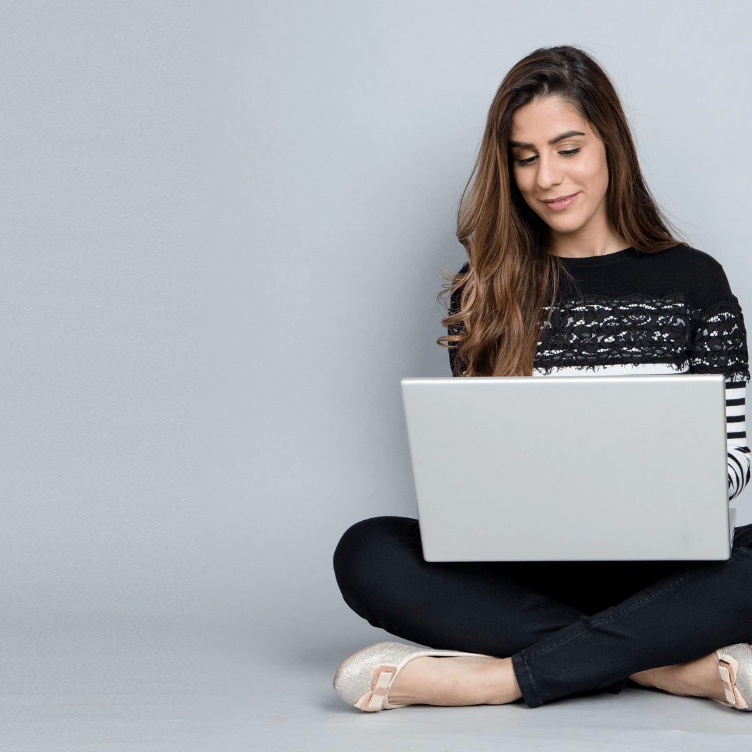 A student is writing her MBA dissertation