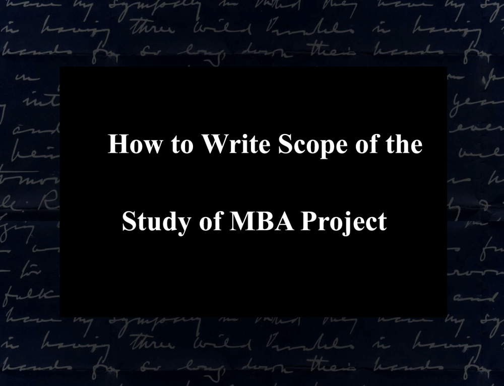 How To Write Introduction For Ignou MBA Project - Ignou Synopsis