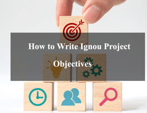 How to Write Ignou Project Objectives