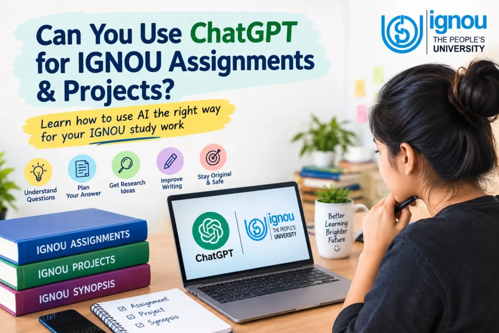 Can you use ChatGPT for IGNOU assignments and projects