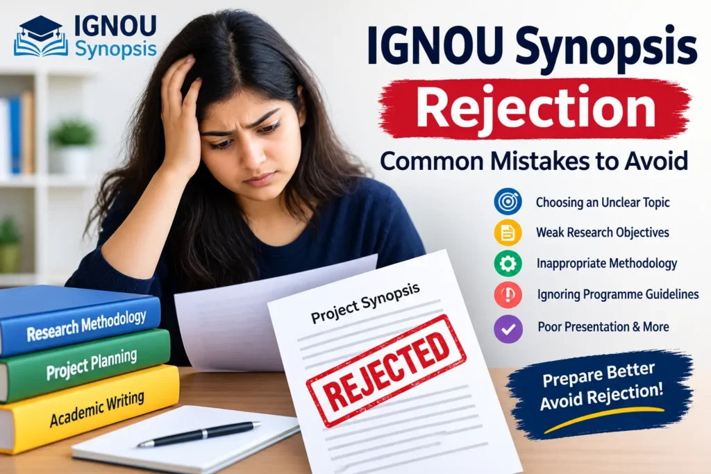IGNOU Synopsis Rejection common mistakes students should avoid